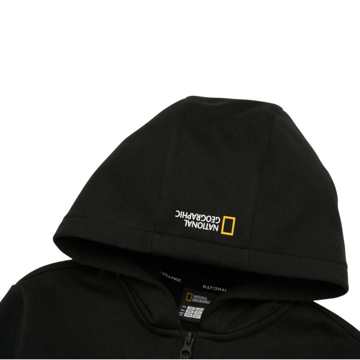Kids Full Zip Hoodie- Carbon Black