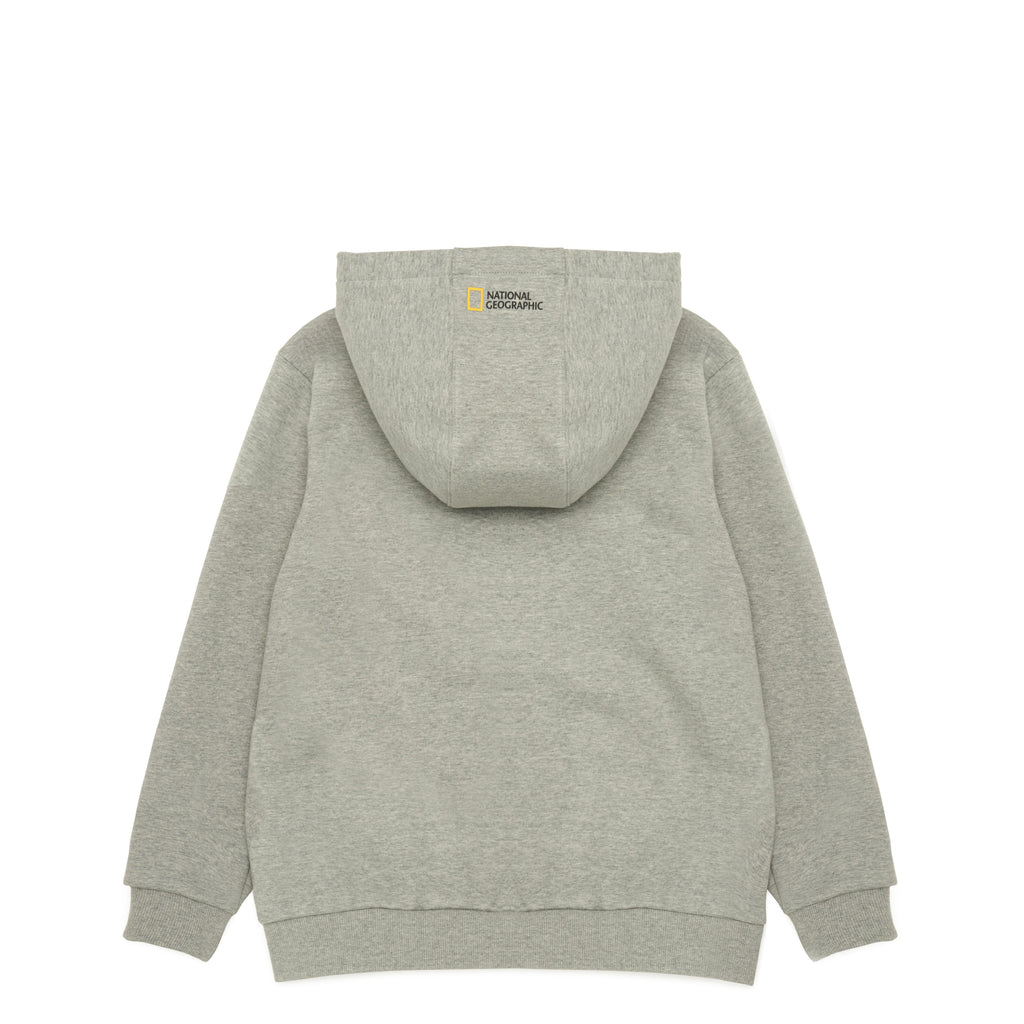 Kids Full Zip Hoodie- Mgrey