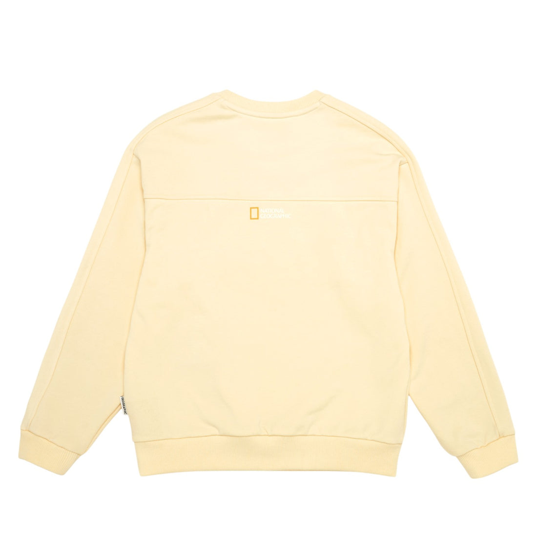 GIRLS APPLIQUE GRAPHIC SWEATSHIRT (FLEECE)- CREAM