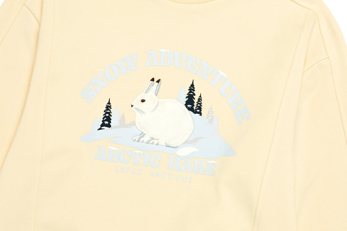 Girls Applique Graphic Sweatshirt (Fleece)
