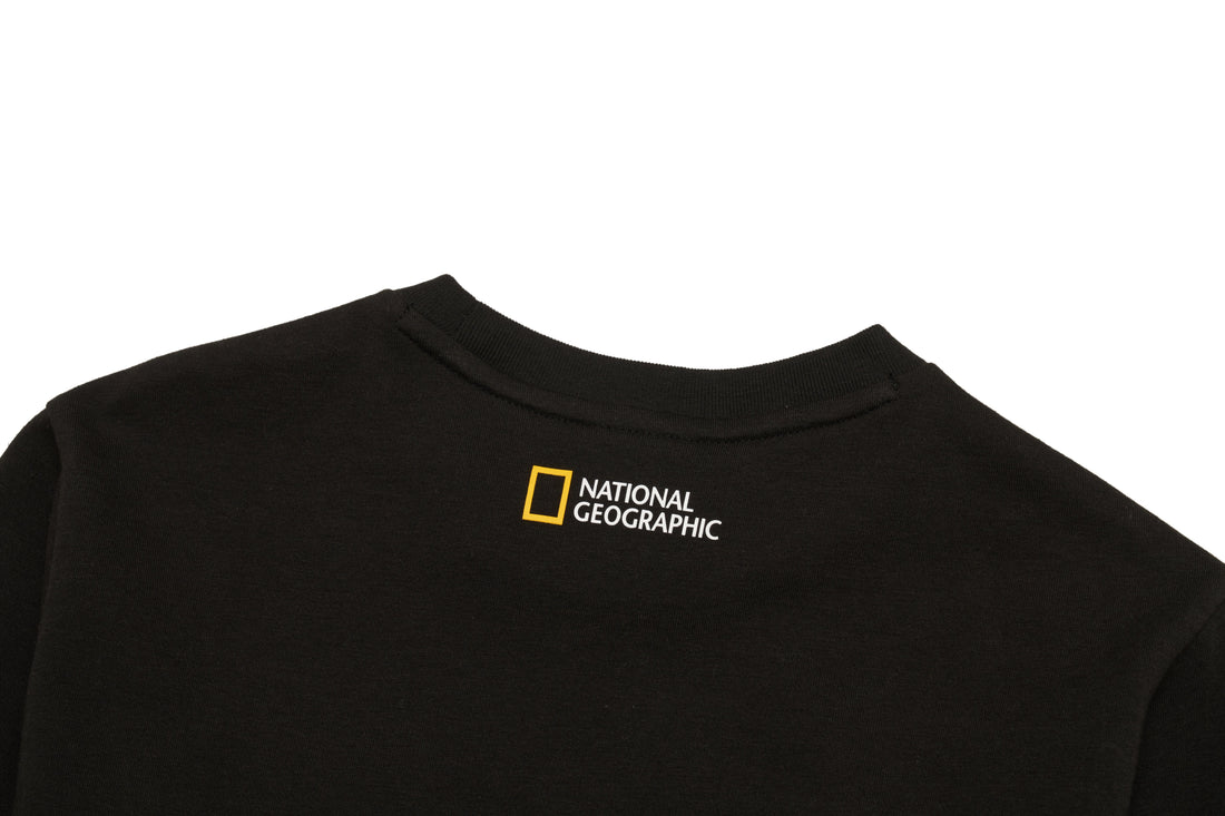 KIDS BASIC LOGO LONG SLEEVED SHIRT- CARBON BLACK