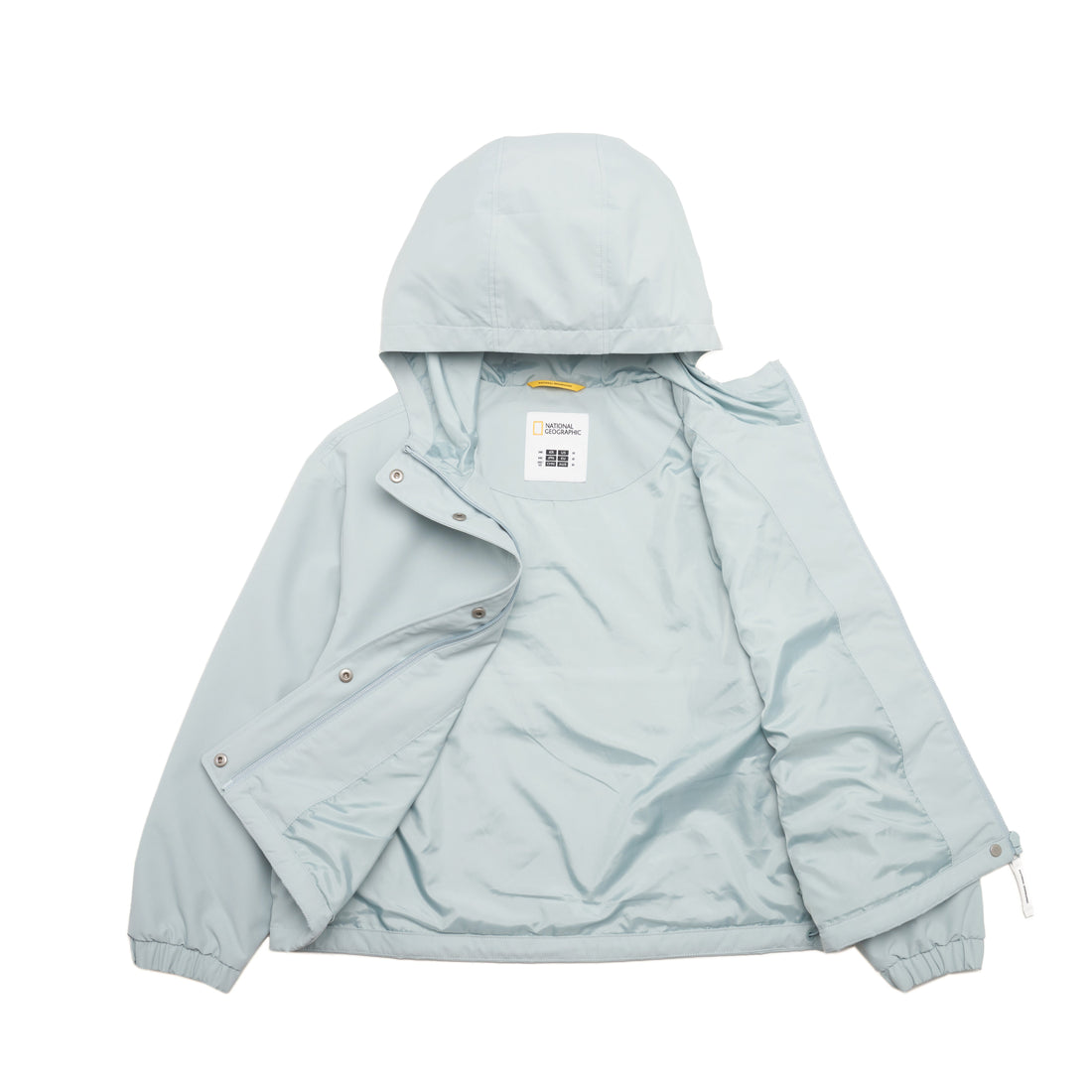 GIRLS SEMI-CROPPED WIND BREAKER JACKET- MINT
