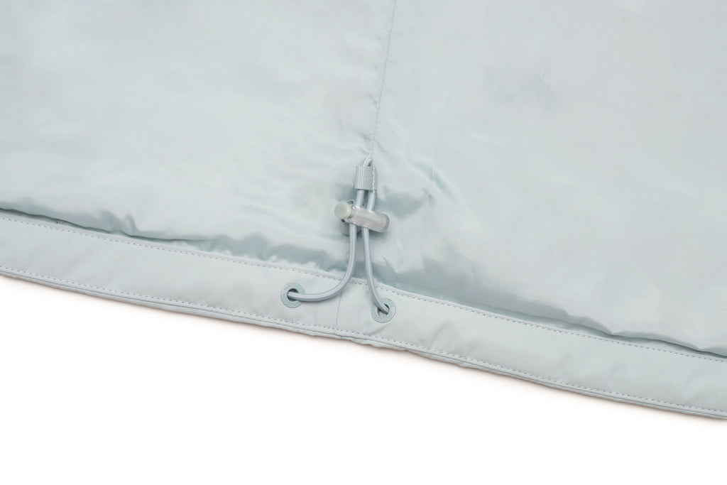 Girls Semi-Cropped Wind Breaker Jacket- Mint