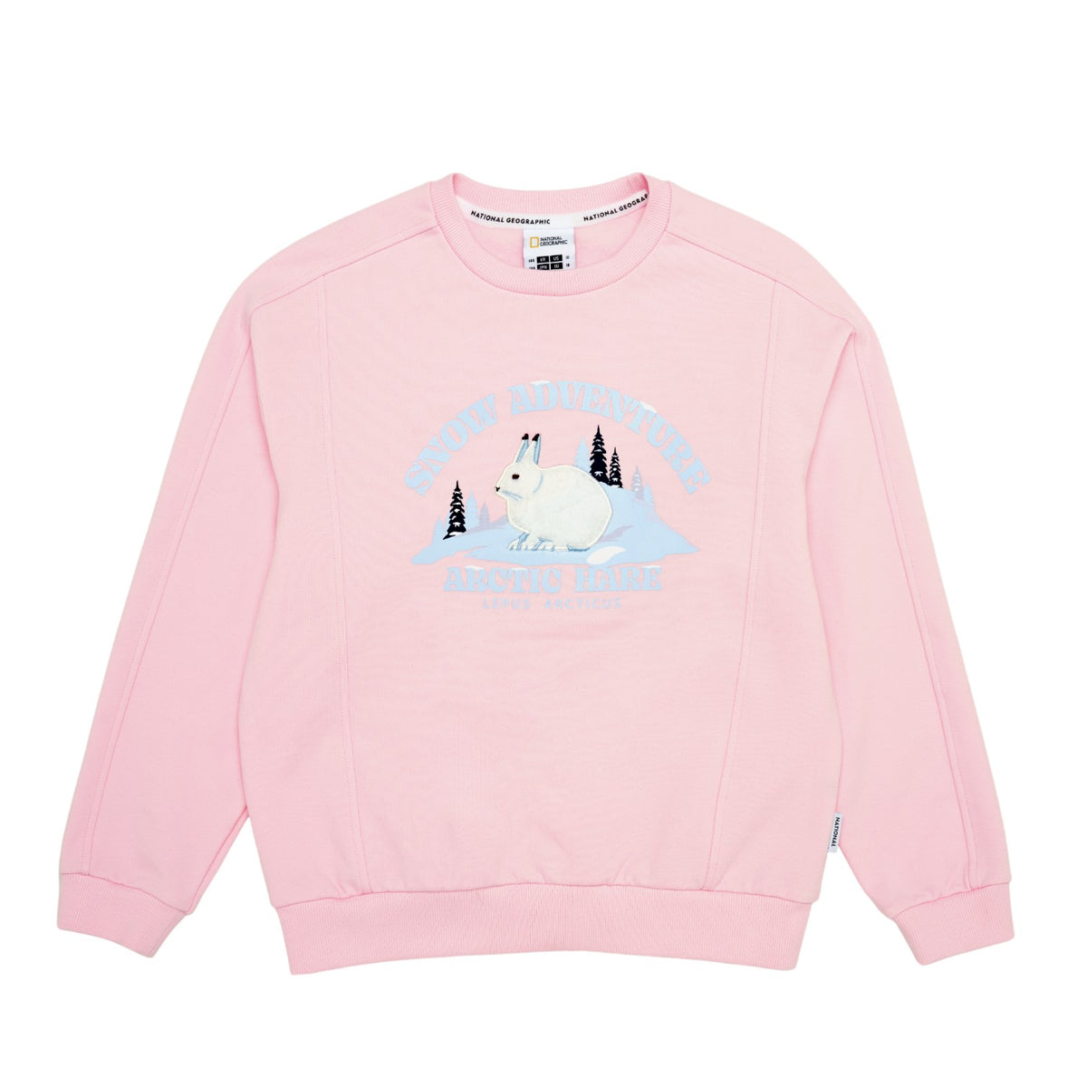 Girls Applique Graphic Sweatshirt (Fleece)