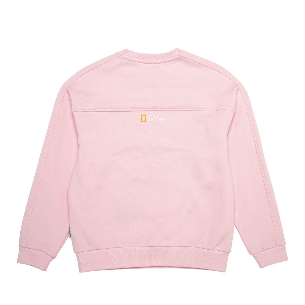 Girls Applique Graphic Sweatshirt (Fleece)