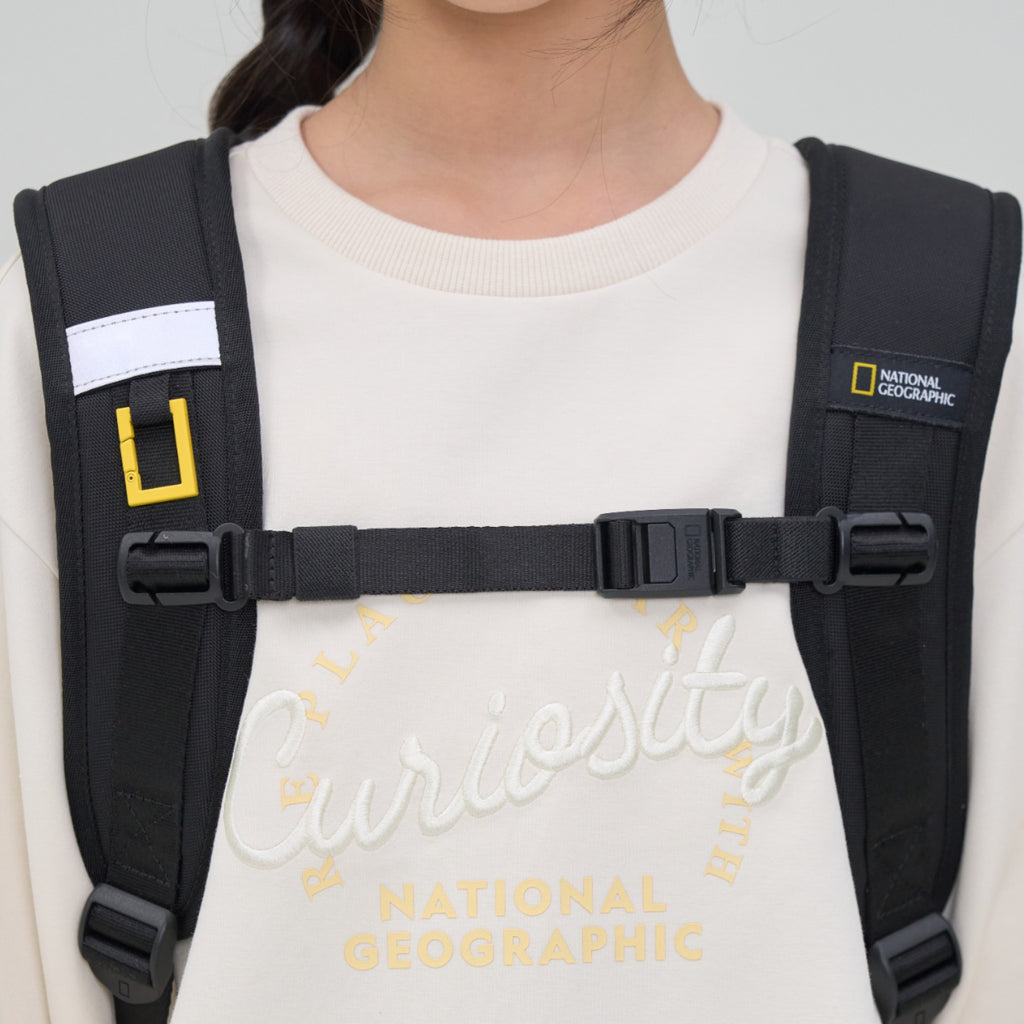 Optimus Kids Backpack With Pouch- Ivory