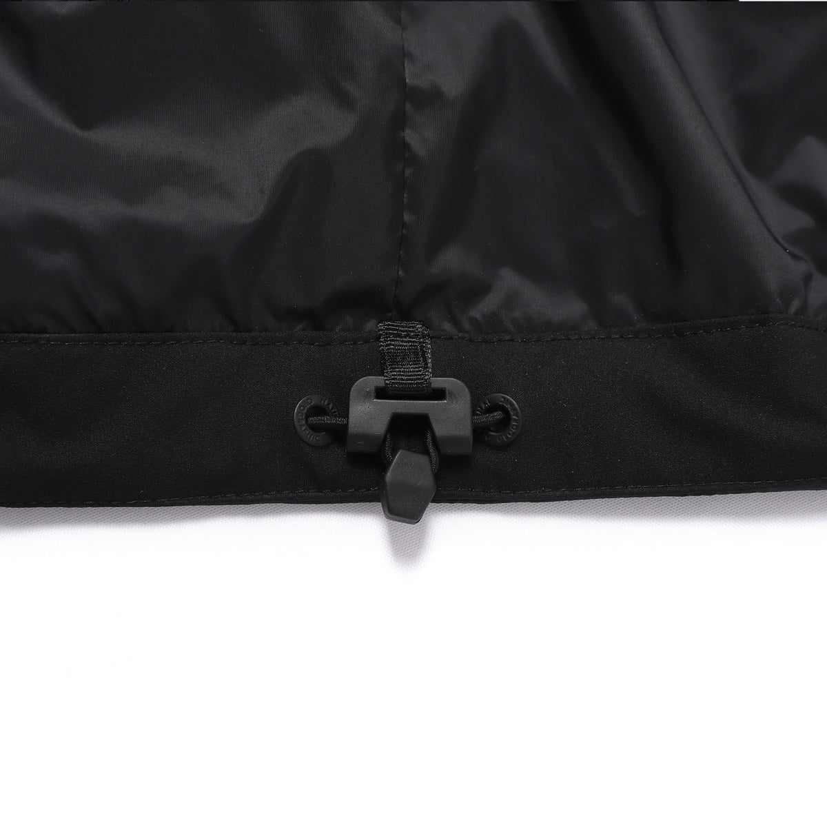 Unisex Two-Layer Color-Block Hooded Windbreaker