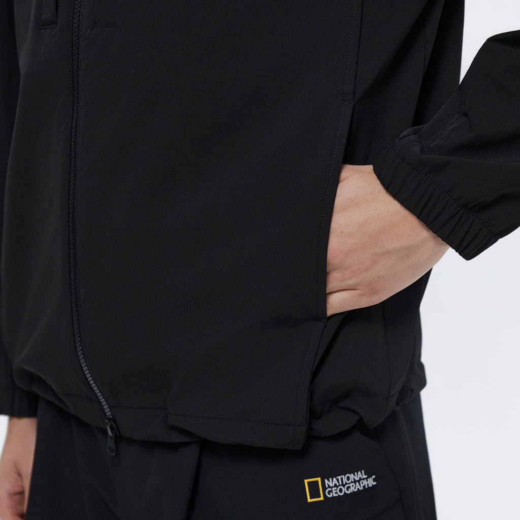 Unisex Archelon Woven Stretch Hooded Full Zip-Up Jacket