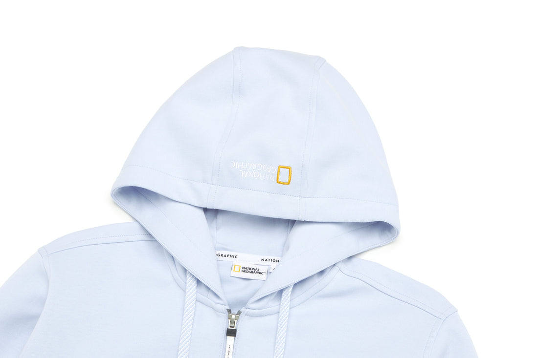 FULL ZIPUP JACKET WHOOD SKY