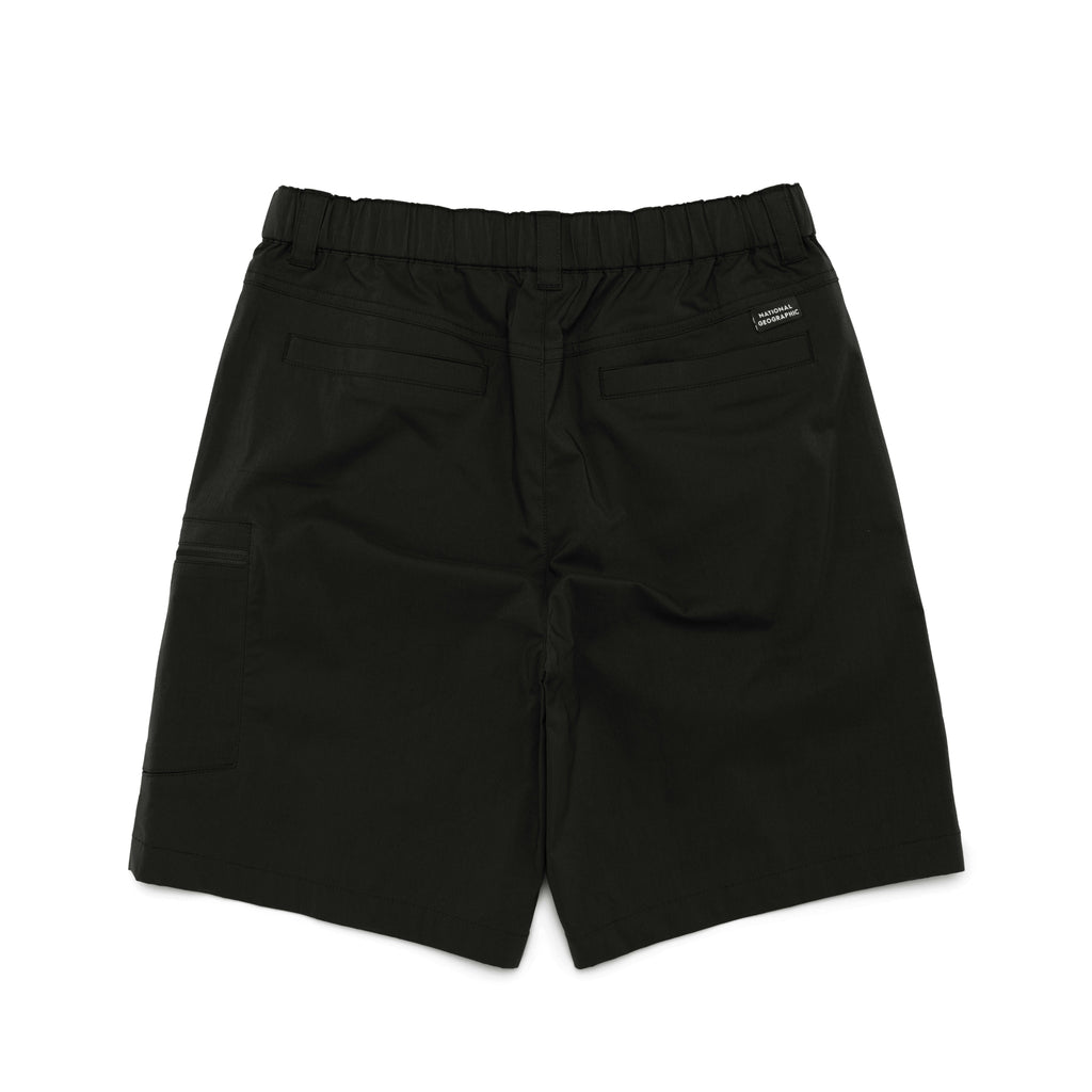 Kids Gartered Shorts With Side Pocket- Carbon Black