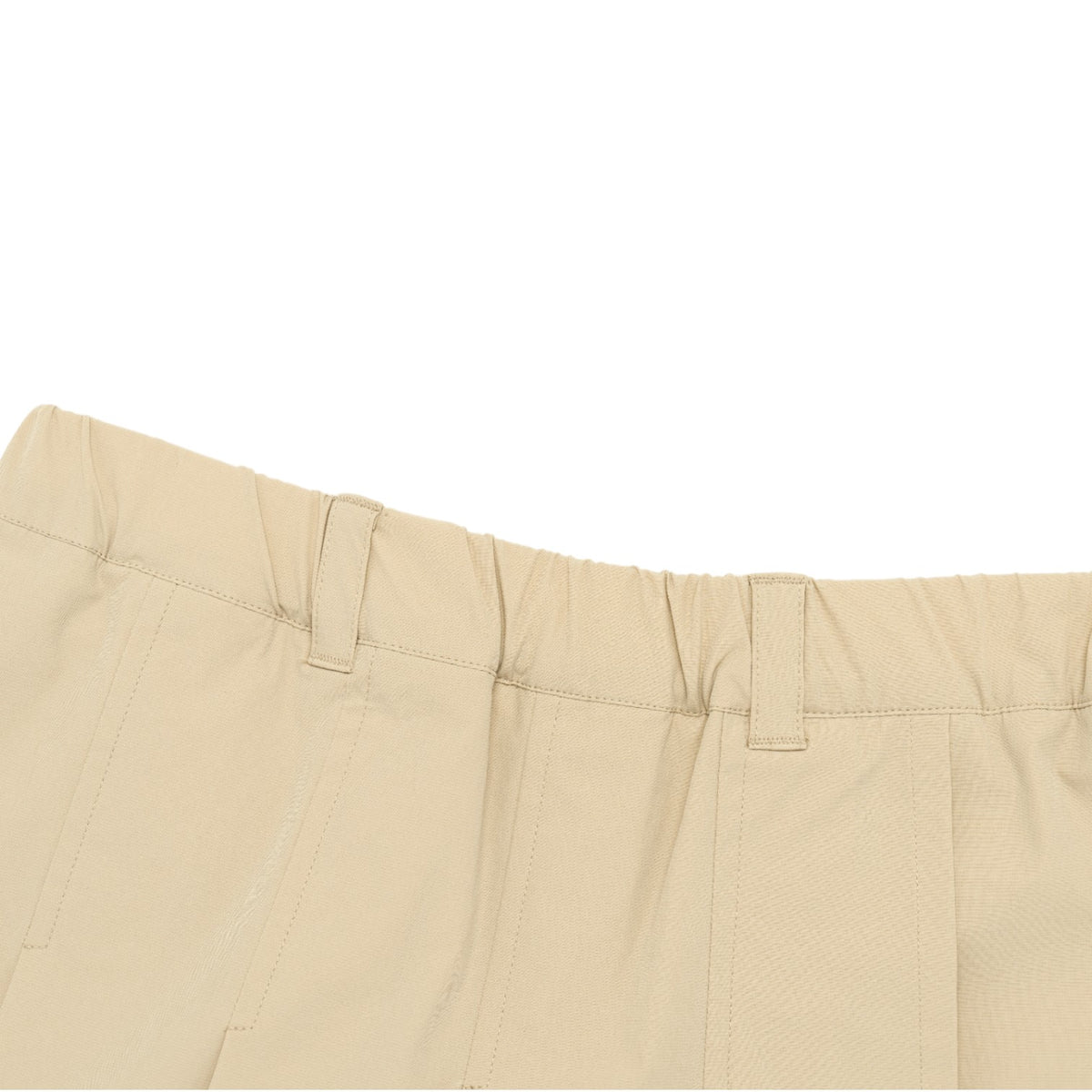 Kids Pleated Mini Cullotes -L/Beige