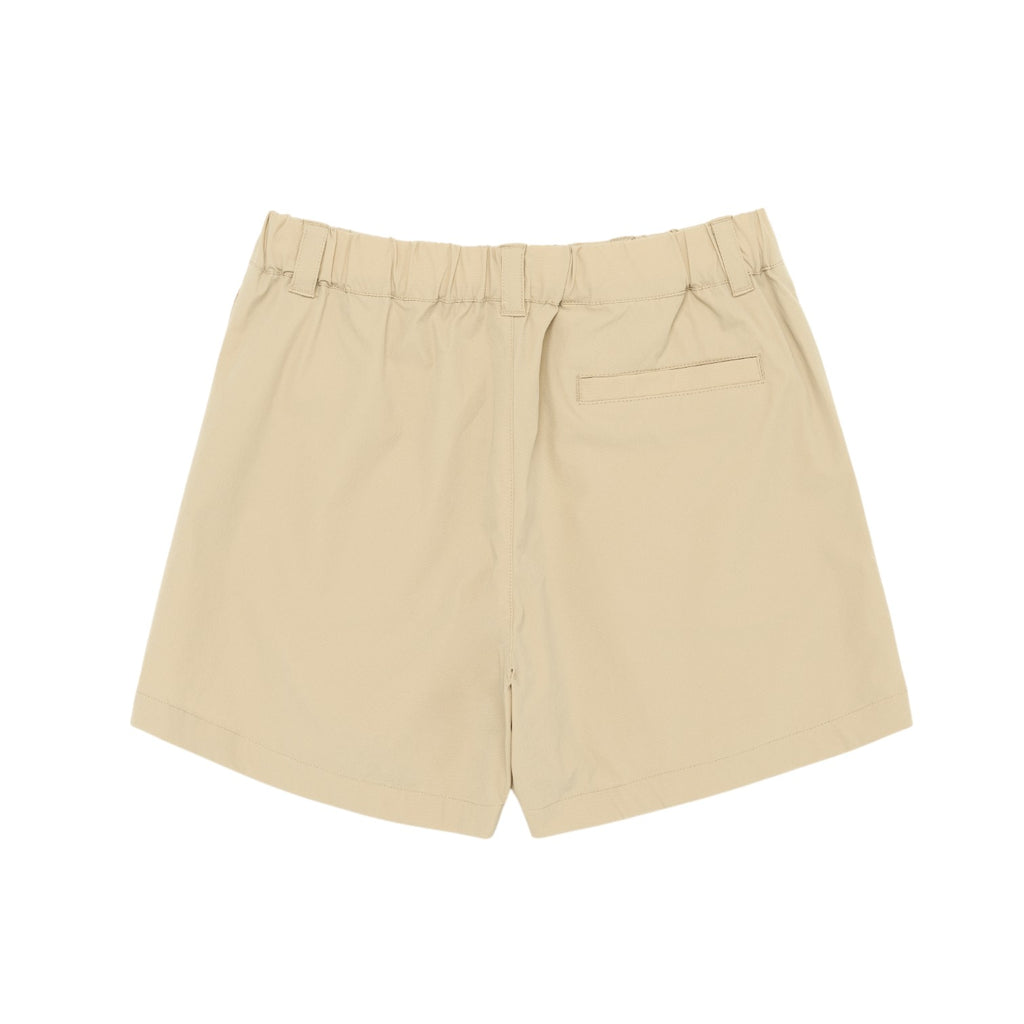 Kids Pleated Mini Cullotes -L/Beige