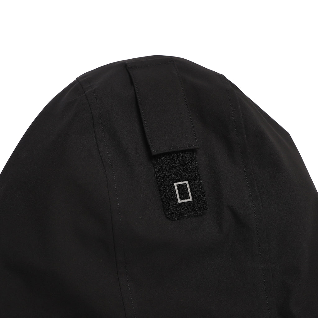 Unisex Two-Layer Color-Block Hooded Windbreaker