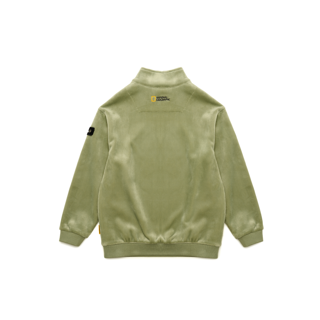 Kids Corduroy Half Zip Up Sweatshirt