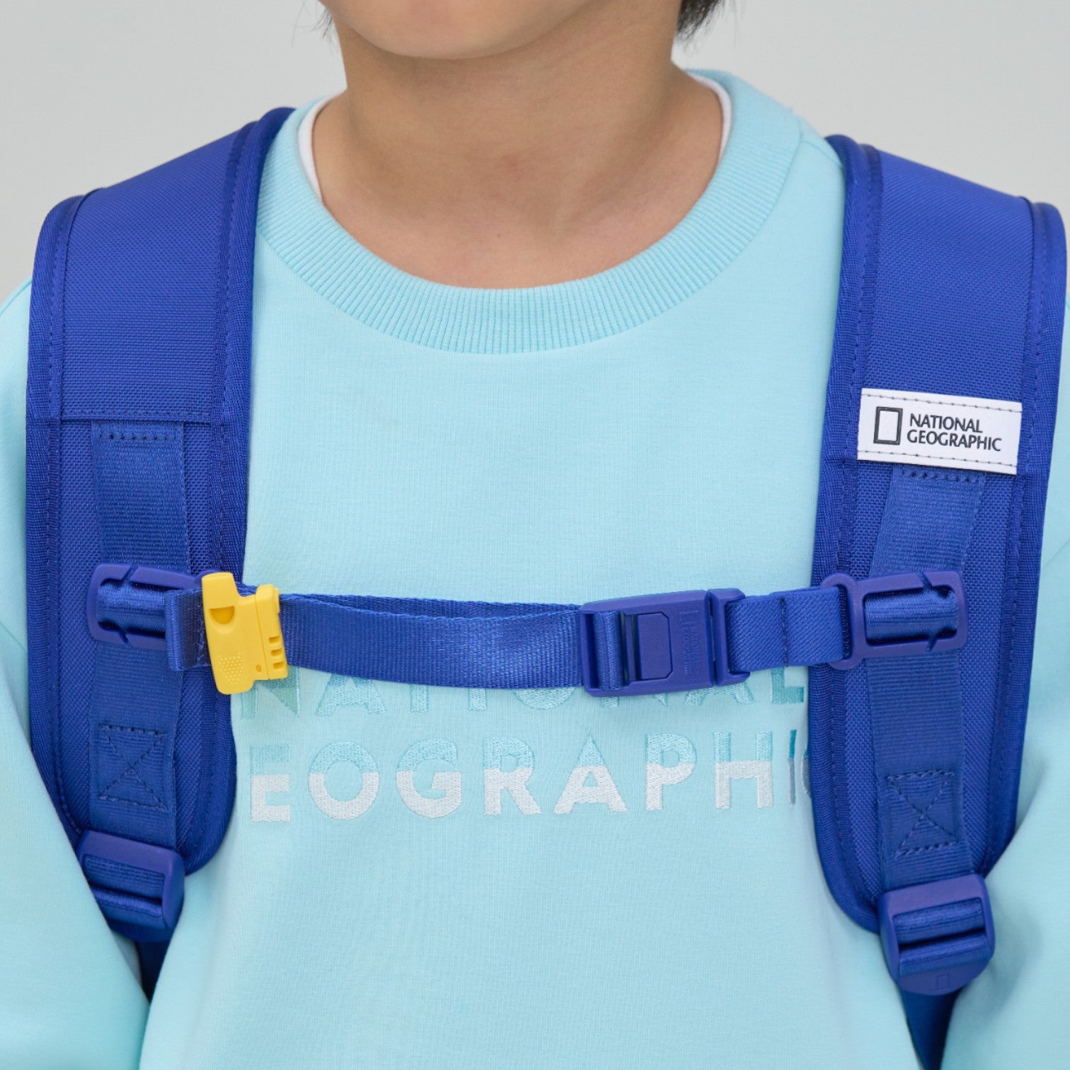 Newby Kids Backpack W Shoe Bag- Blue