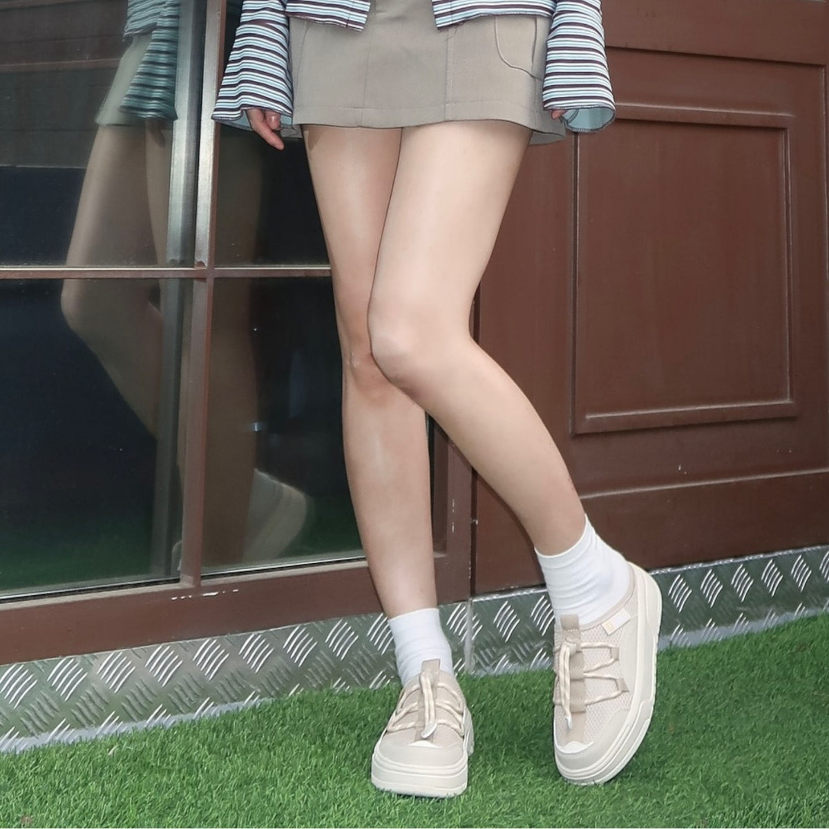 Unisex On The Go Sandals- Beige