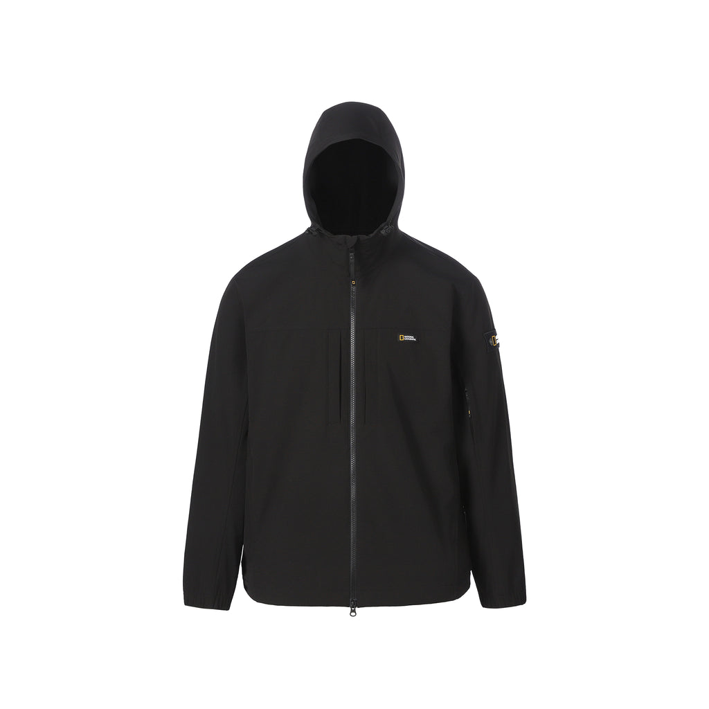 Unisex Archelon Woven Stretch Hooded Full Zip-Up Jacket
