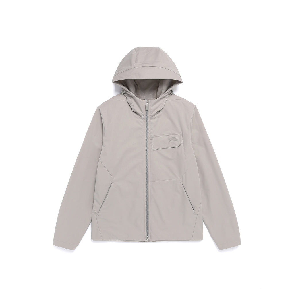 Unisex Urban Stretch Active Fit Hooded Zip-Up
