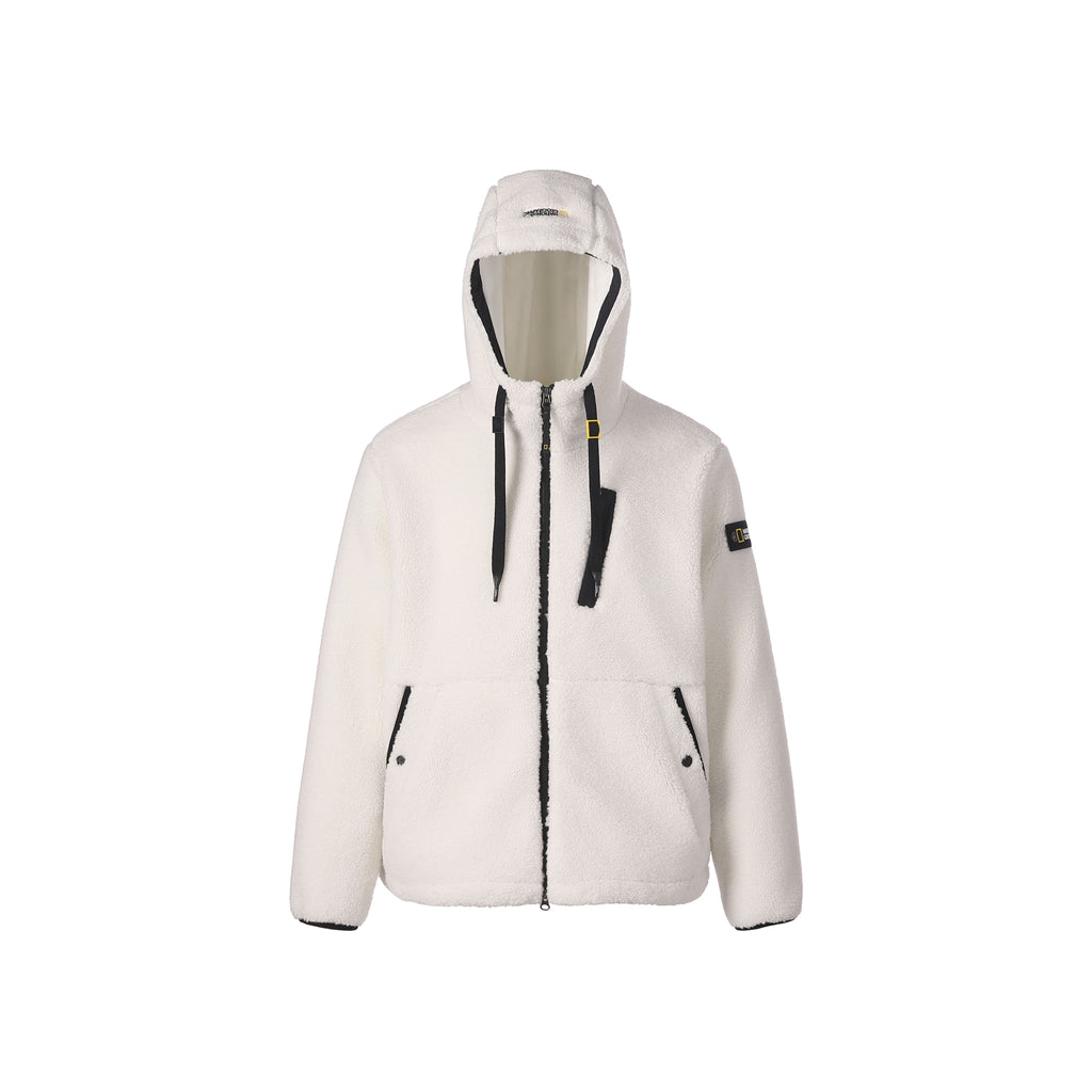 Unisex Costoni Hooded Fleece Jacket