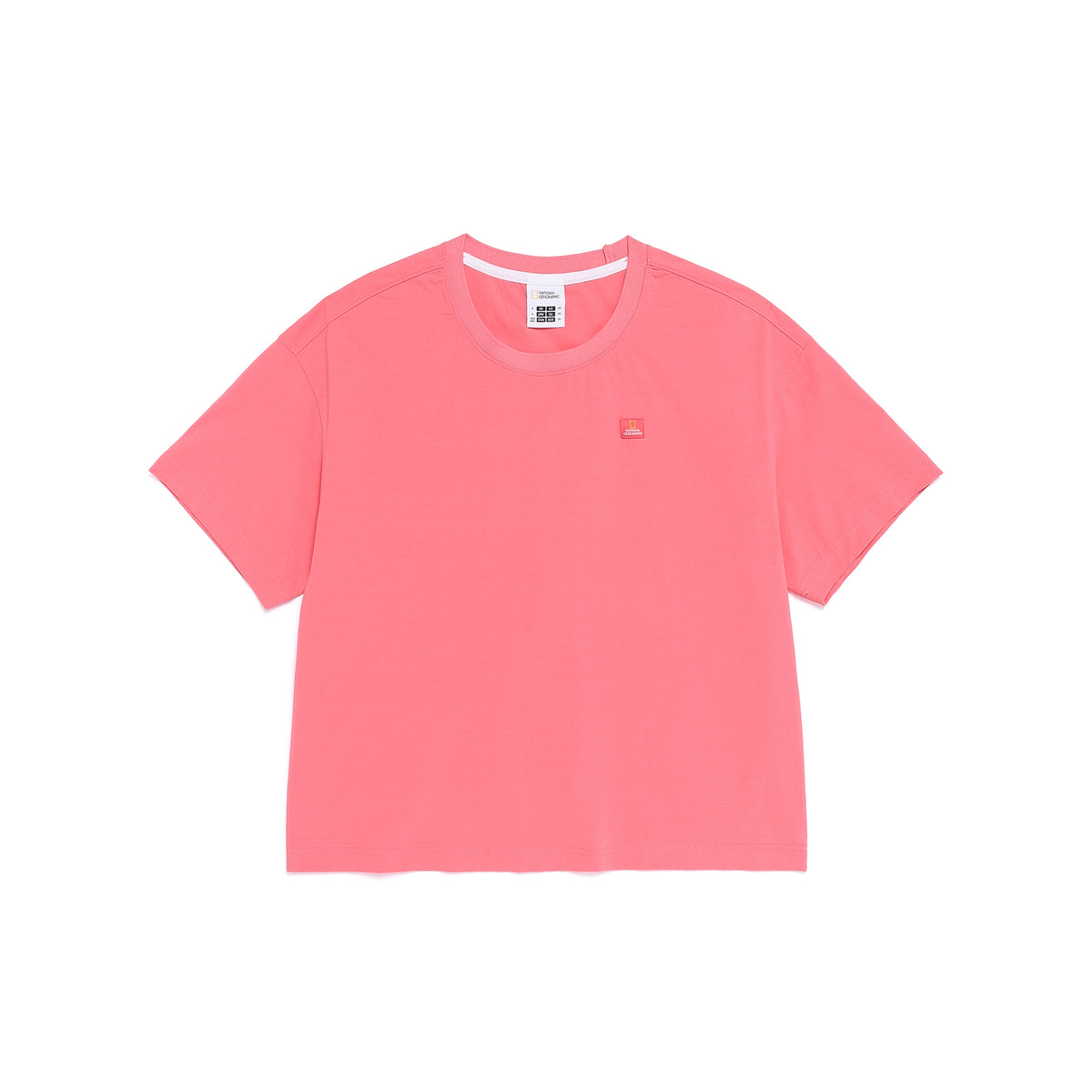 Women's Frozen Air Semi-Cropped Short Sleeve Semi-Overfit T-Shirt