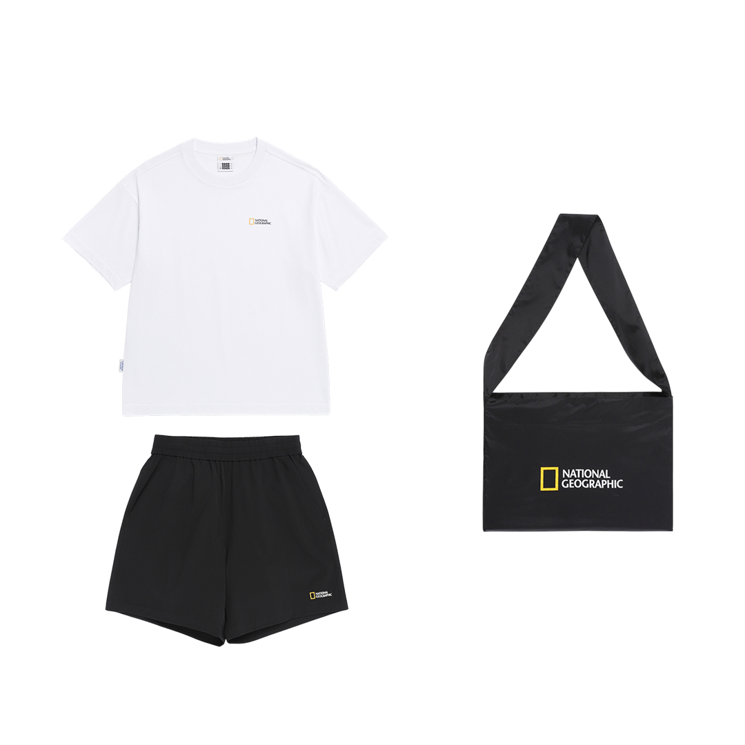 3-Pack T-shirt, Shorts and Tote Bag Set