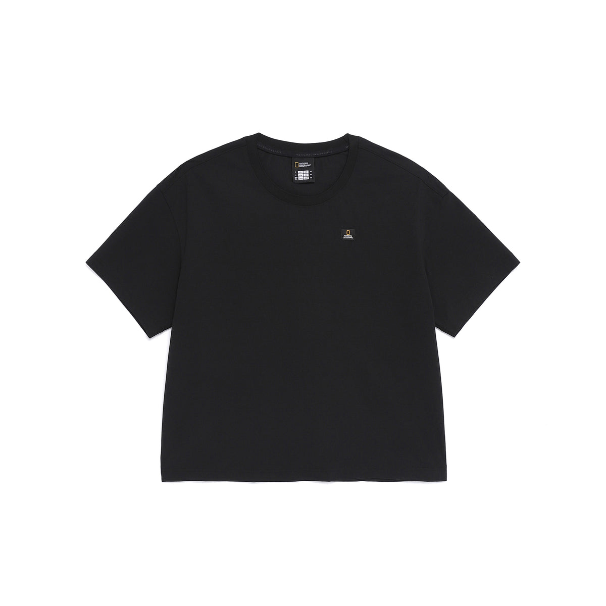 Women's Frozen Air Semi-Cropped Short Sleeve Semi-Overfit T-Shirt