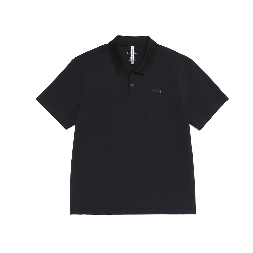 Men's Airflow Short Sleeve Poloshirt - Black