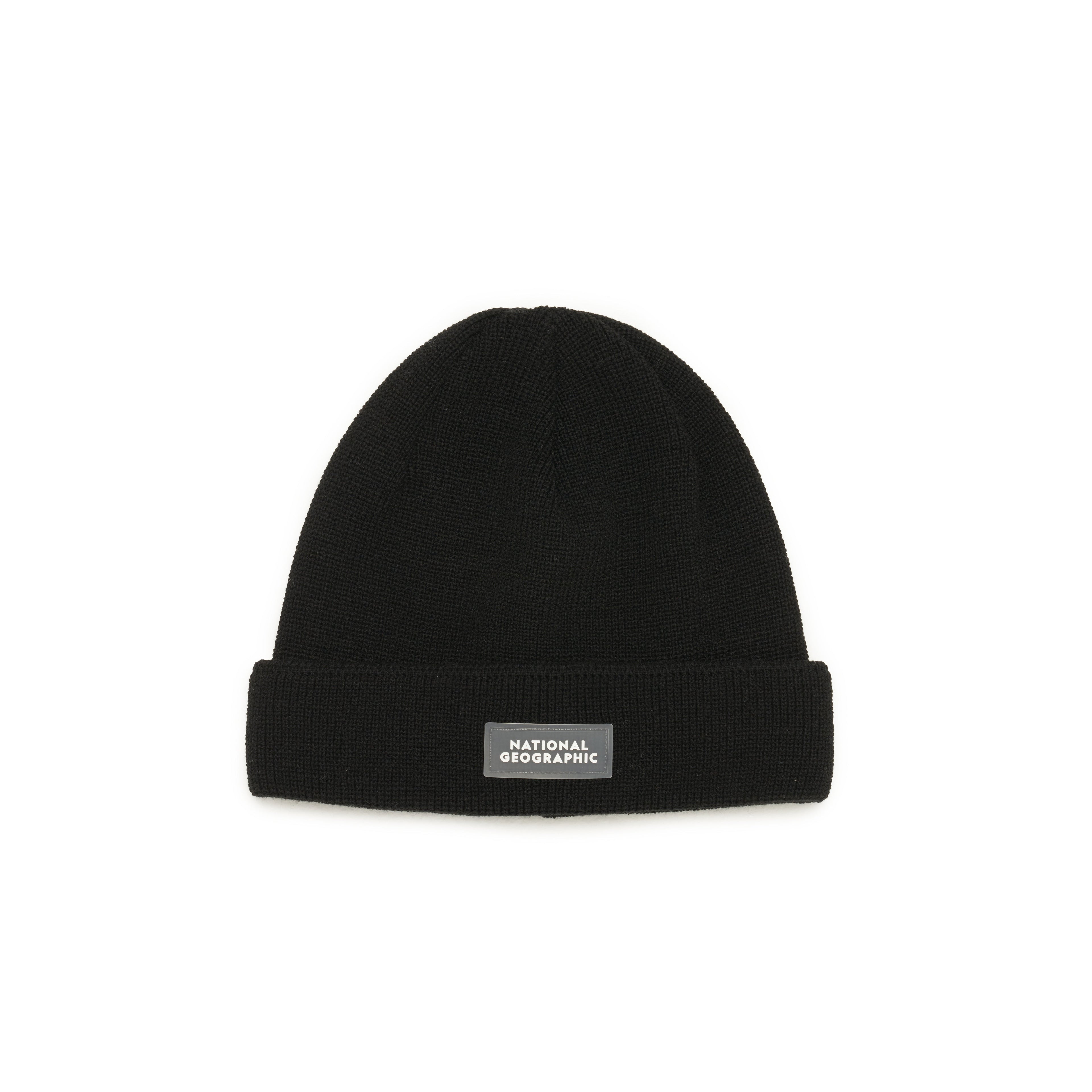 Kids Logo Patch Beanie- Black