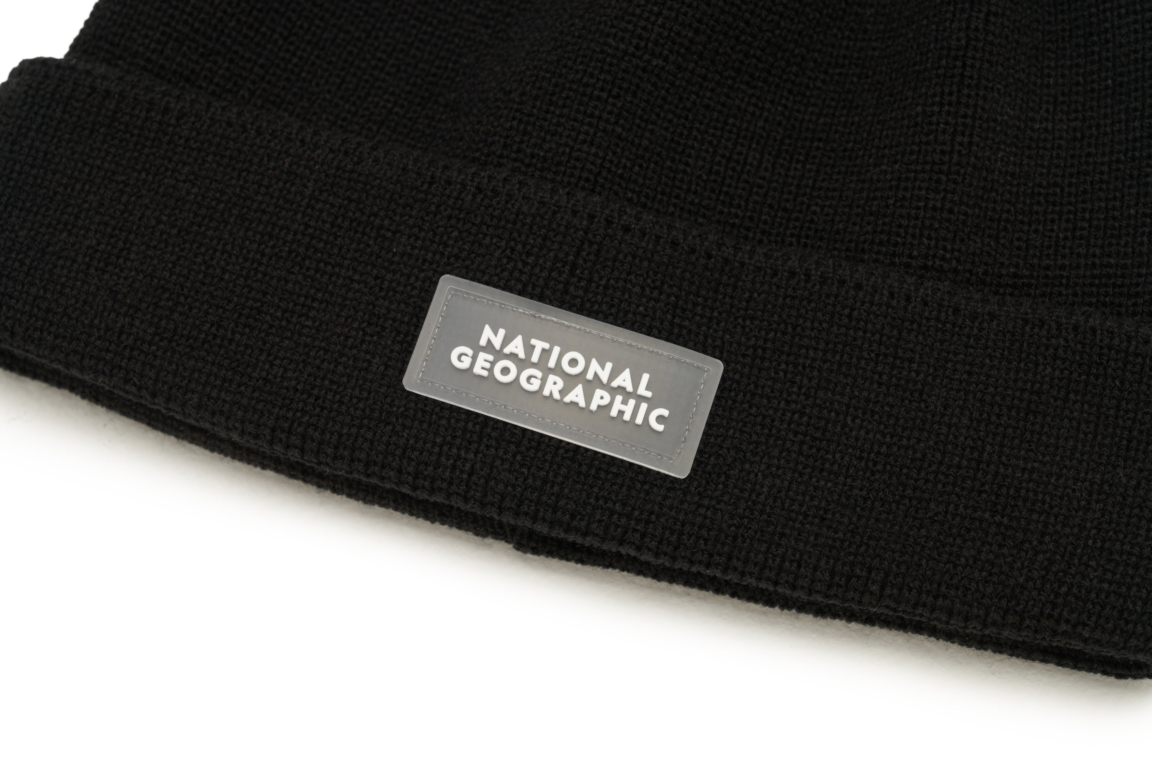 Kids Logo Patch Beanie- Black
