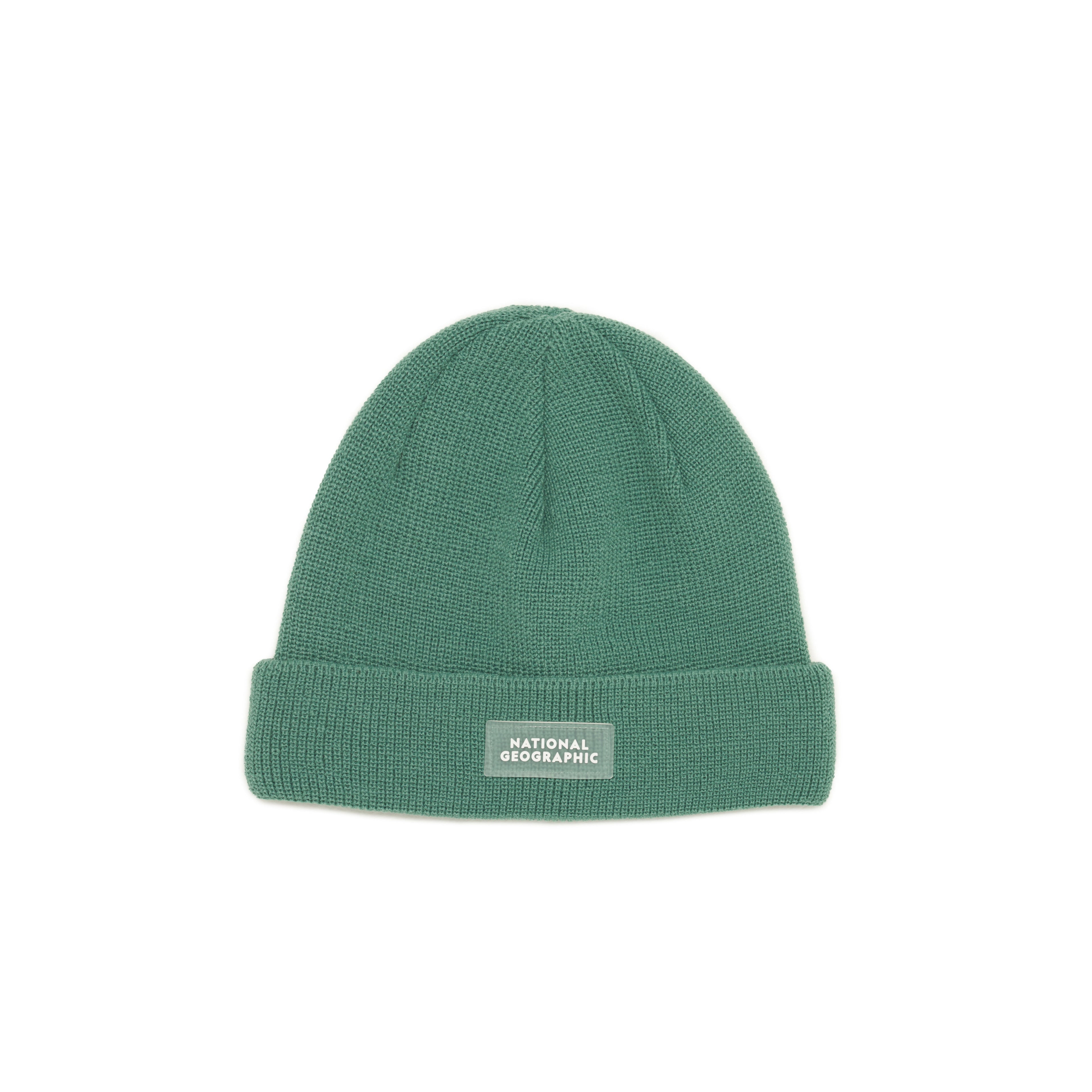 Kids Logo Patch Beanie- Green