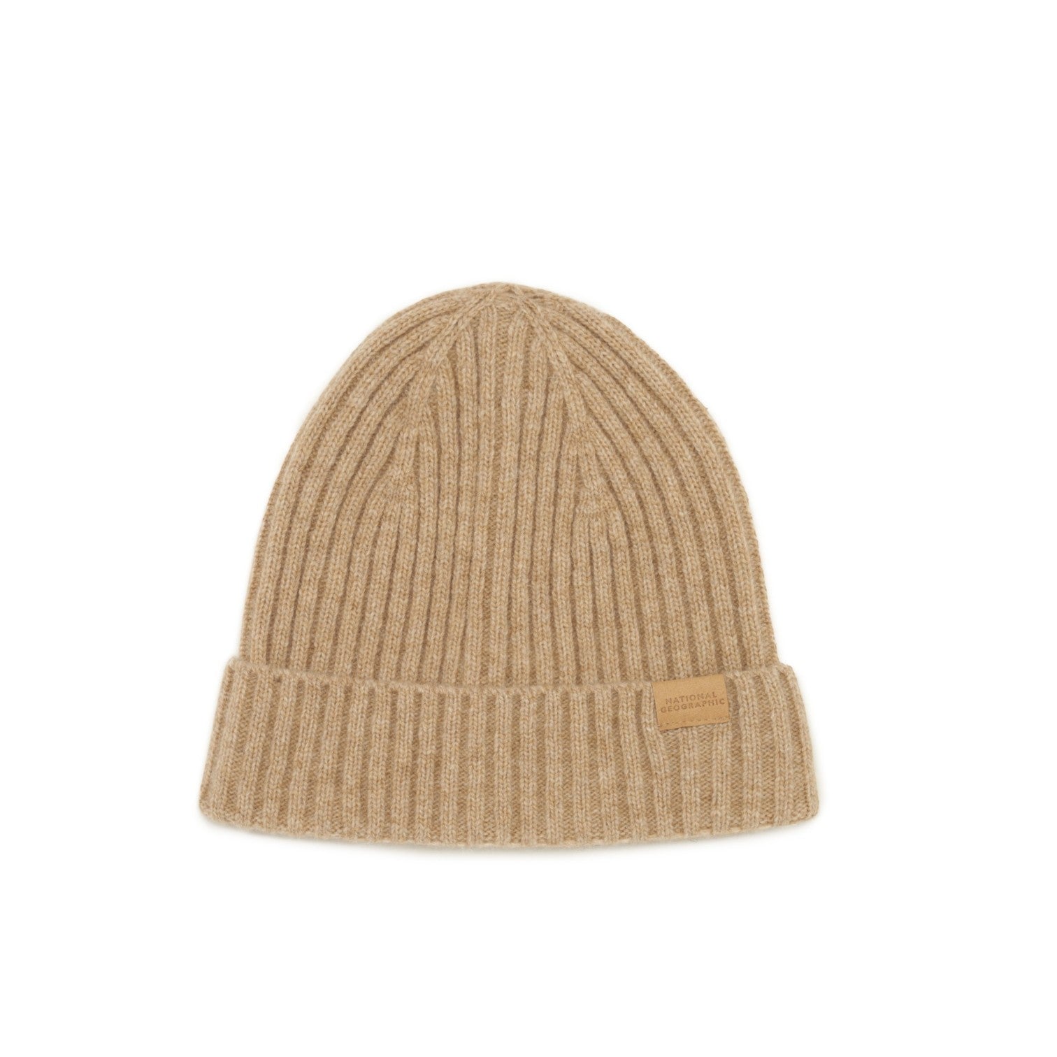 Kids Ribbed Wool Beanie- Oatmeal