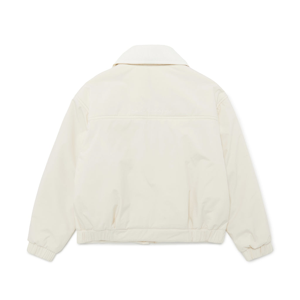 Kids Girls Padding Jacket- Cream