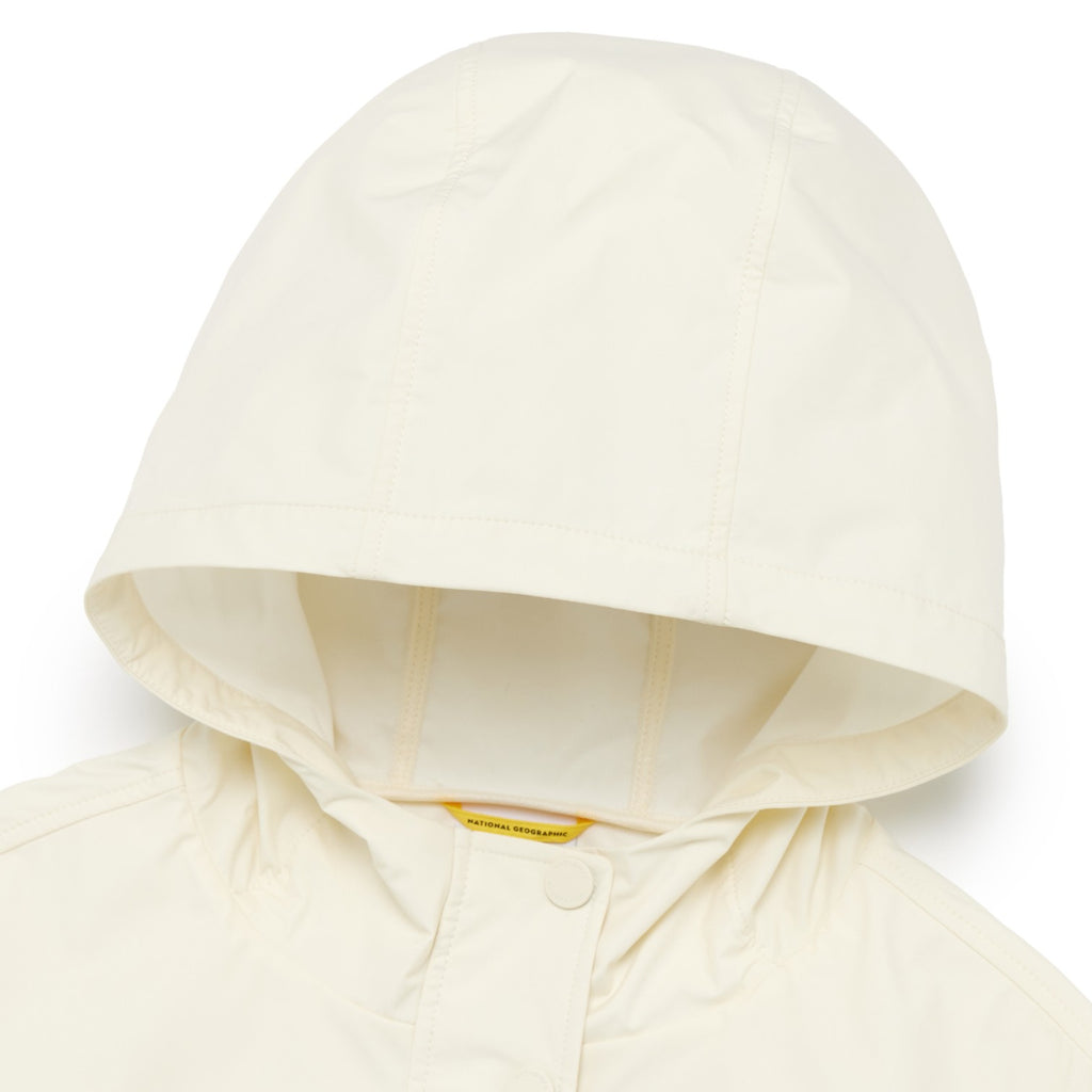 Kids Girls Safari Weather Jacket- Ivory