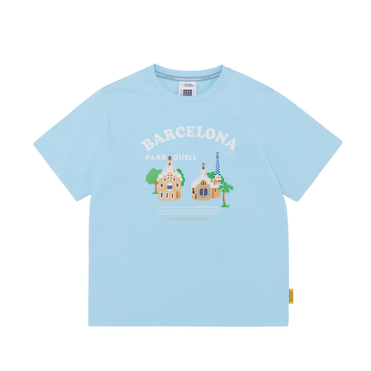 Kids Travel Barcelona Graphic T-Shirt