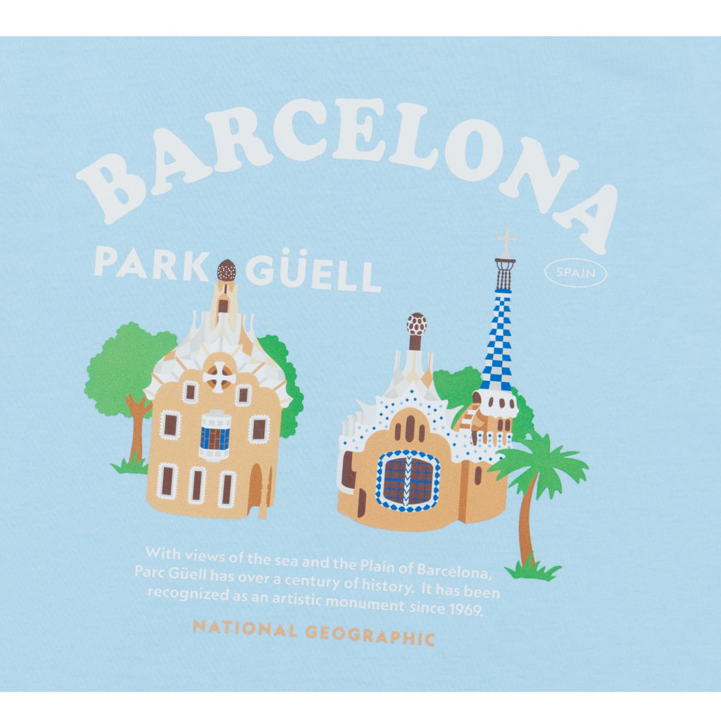 Kids Travel Barcelona Graphic T-Shirt