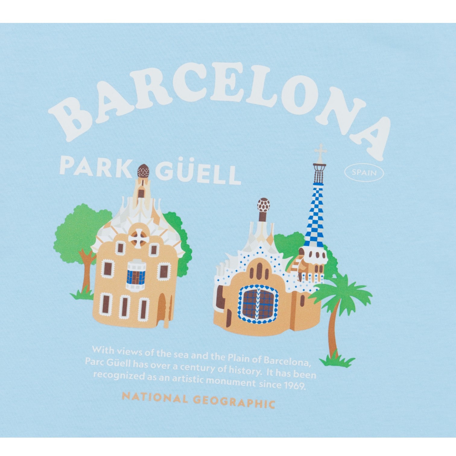 Kids Travel Barcelona Graphic T-Shirt