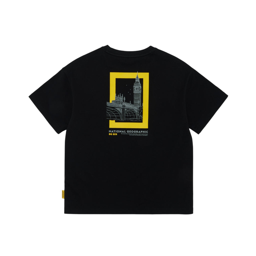 Kids Travel Fontana Di Trevi Graphic T-Shirt- White