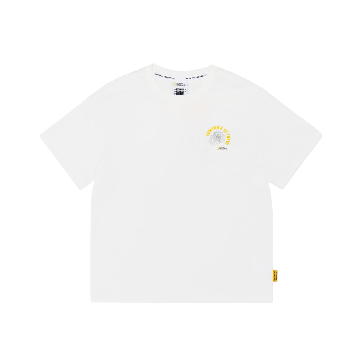 Kids Travel Fontana Di Trevi Graphic T-Shirt- White