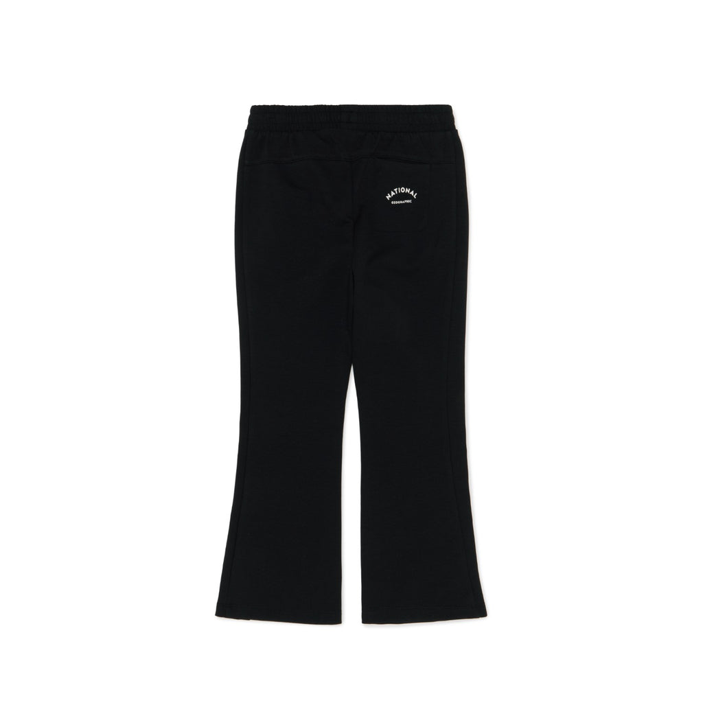 Girls Bootcut Training Pants- Carbon Black