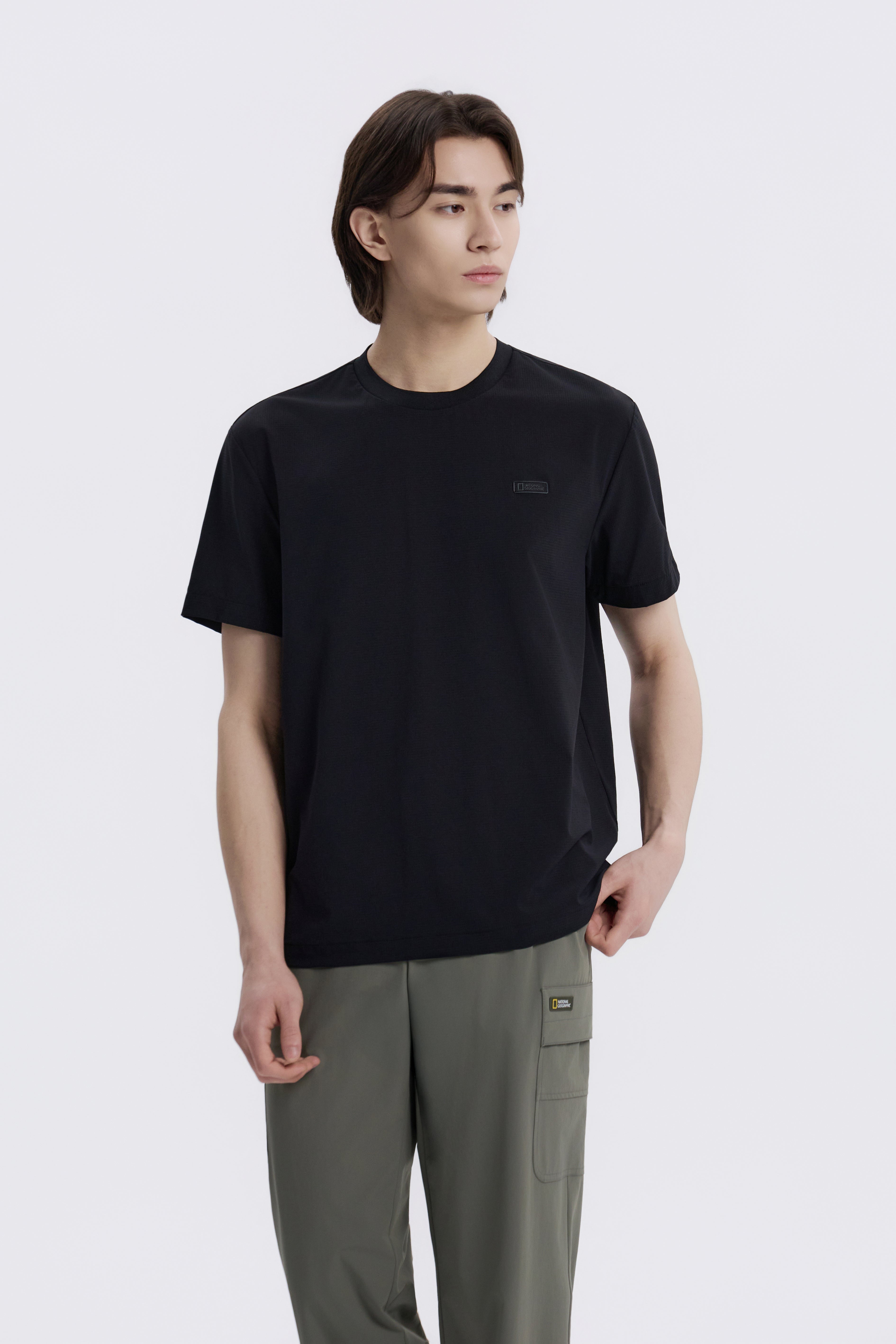 Men's Airflow Short Sleeve T-shirt - Black