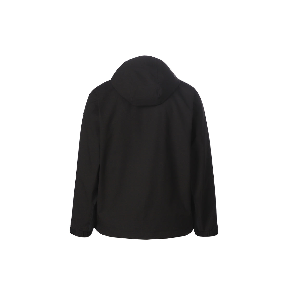 Unisex Two-Layer Color-Block Hooded Windbreaker