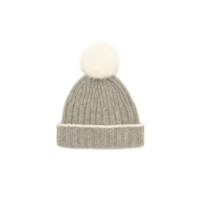 Kids Fur Bubble Beanie