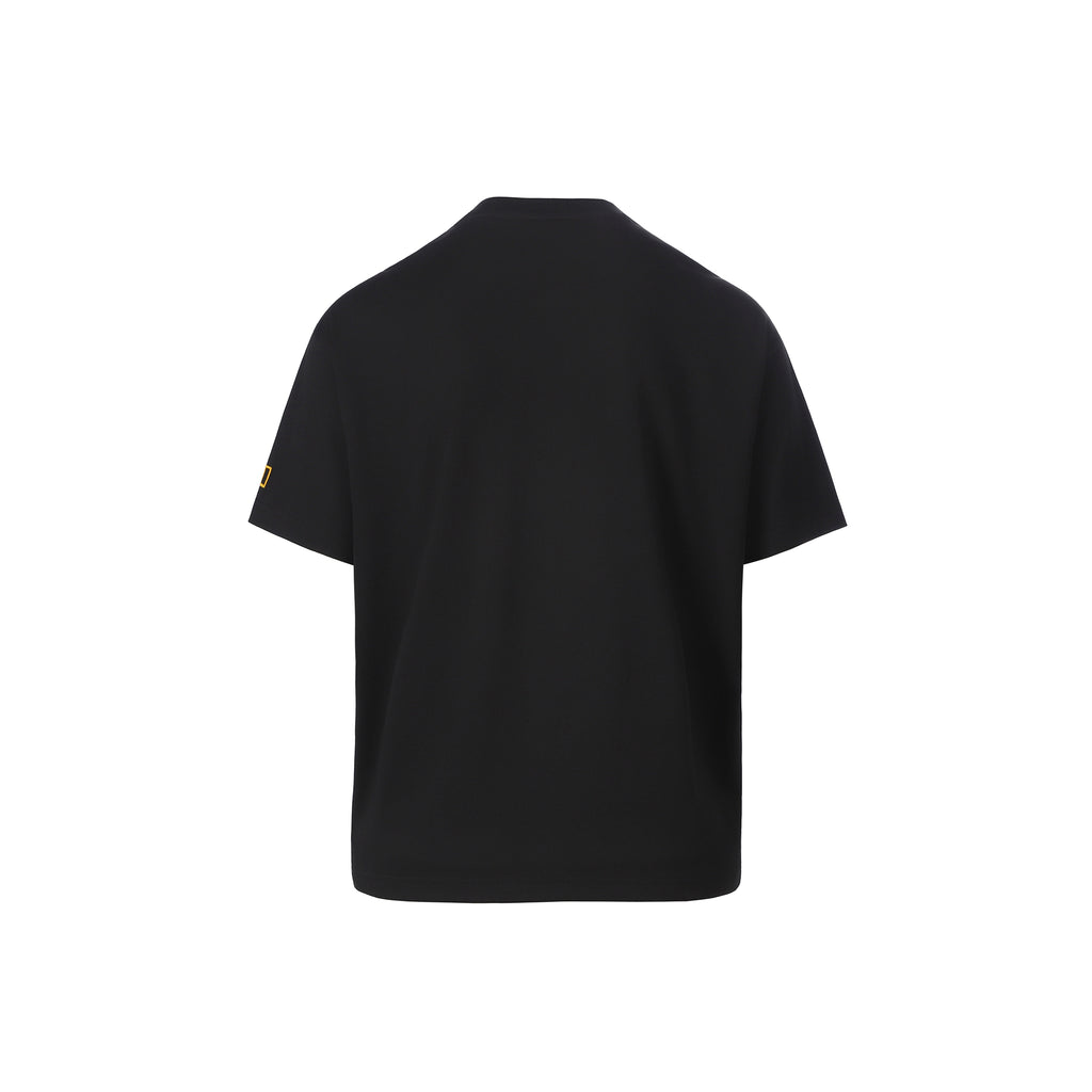 Unisex Natgeo "Polar Bear" Graphic Semi-Oversized T-shirt