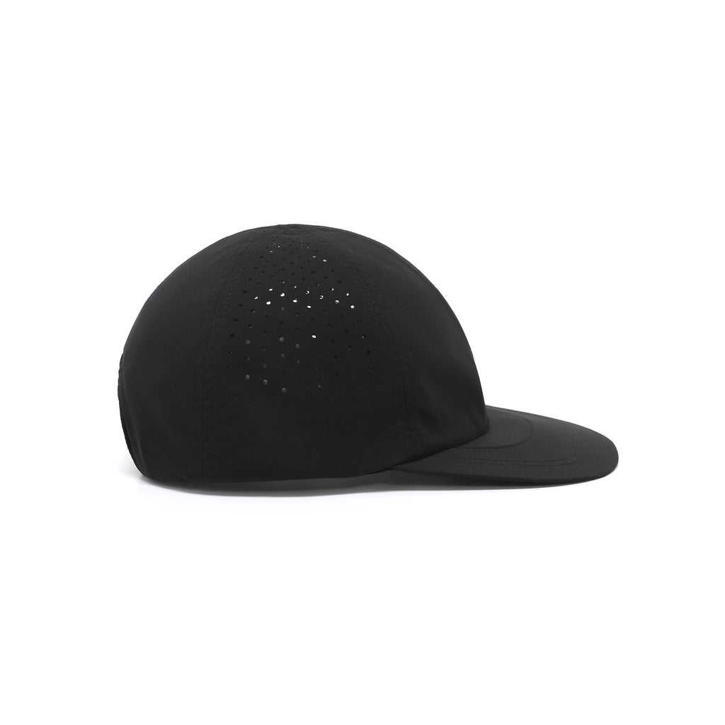 Unisex Perforated Stretch Cap - Black