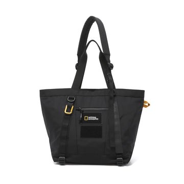 Unisex Crest Tote Bag - Black