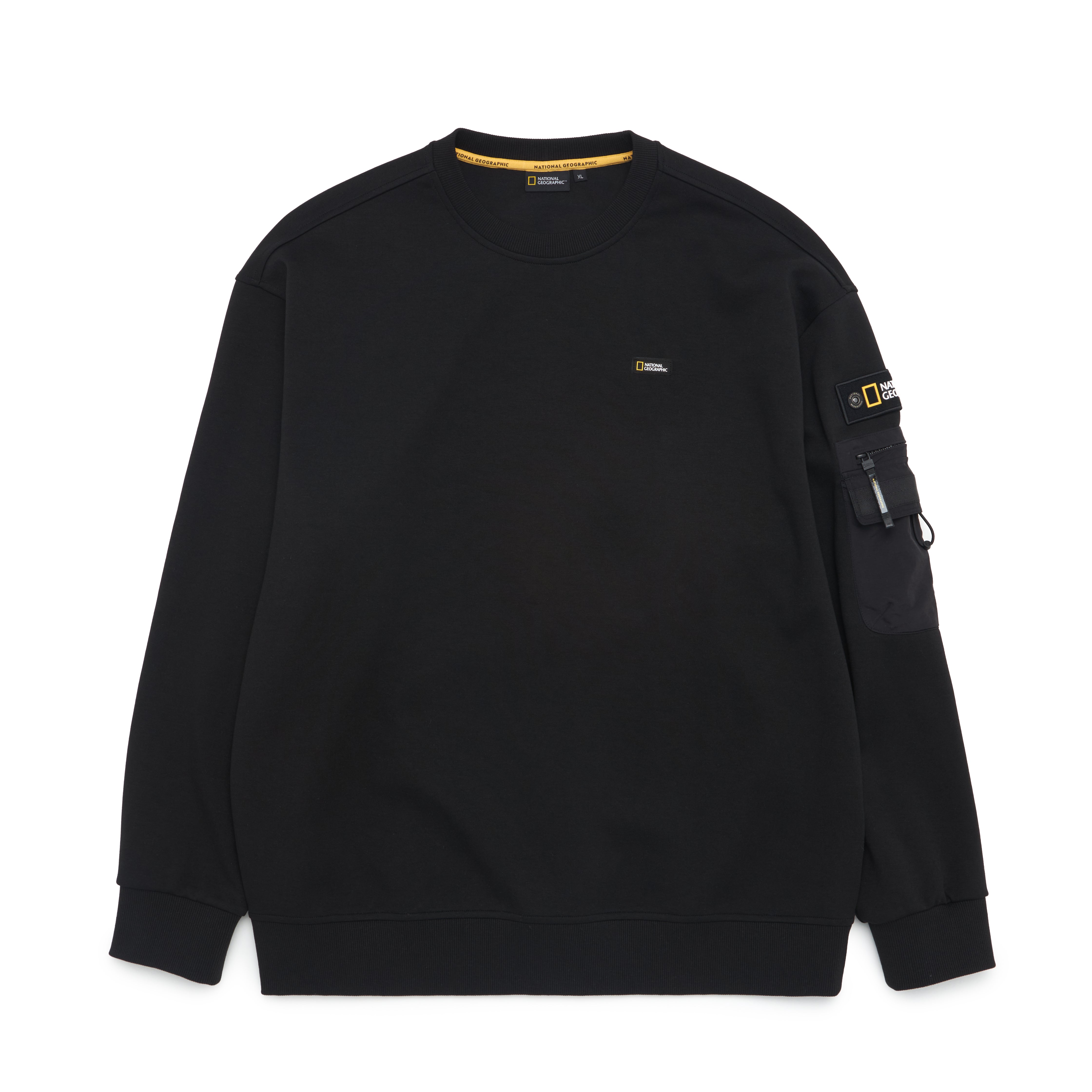 ★【NATIONAL GEOGRAPHIC】★POLYCARTER BIG LOGO SWEATSHIR.T★ Kids Oversize Big LOGO Sweatshirt