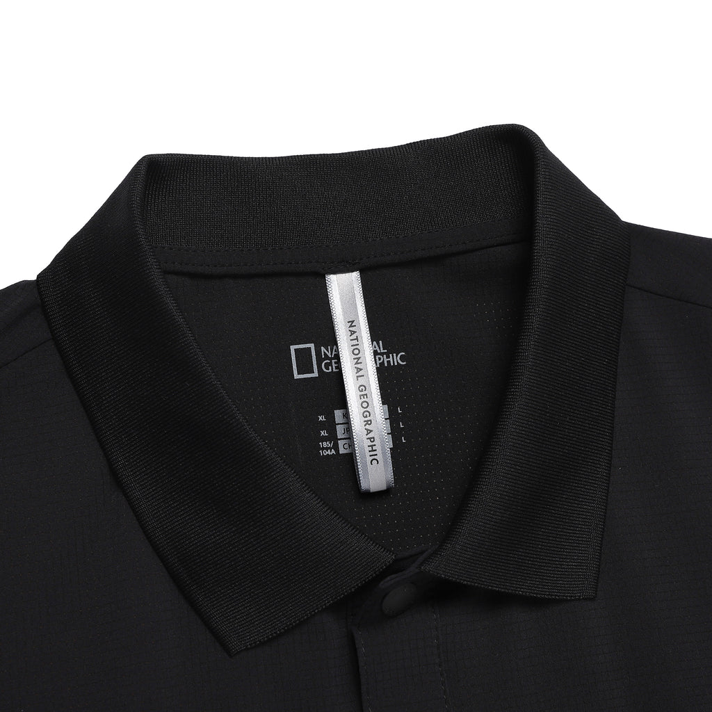Men's Airflow Short Sleeve Poloshirt - Black