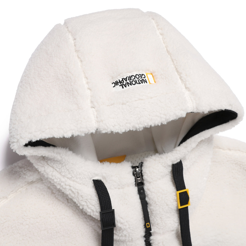 Unisex Costoni Hooded Fleece Jacket