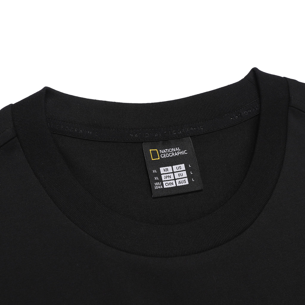 Unisex Natgeo "Polar Bear" Graphic Semi-Oversized T-shirt
