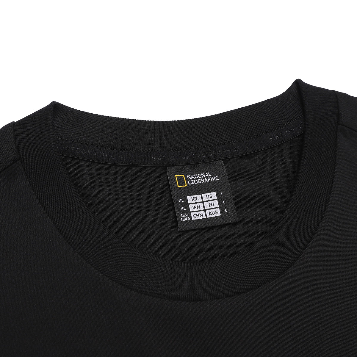 Unisex Natgeo "Polar Bear" Graphic Semi-Oversized T-shirt